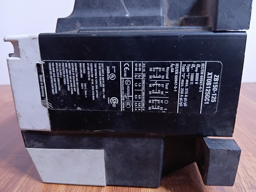EATON XT0B125GC1 OVERLOAD RELAY ZB150-125 RANGE 95-125 - Picture 9 of 9