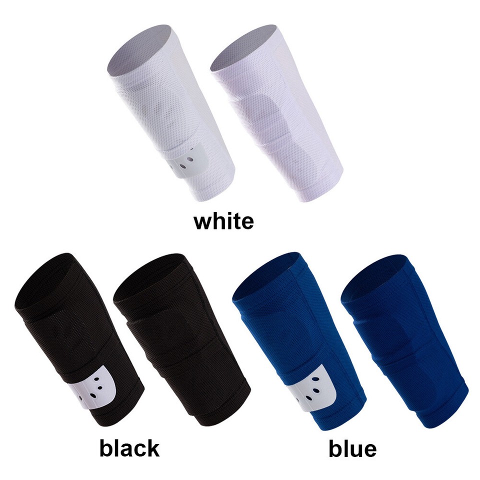 1Pair Soccer Shin Pads Covers Football Shin Pads Socks Shin Guard Pads