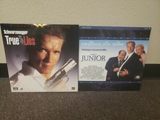 Junior  True Lies  3 Loby Cards Laserdisc Arnold Schwarzenegger