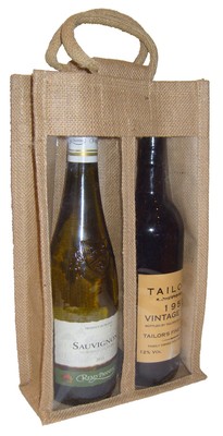 cotton wine bottle bolsas