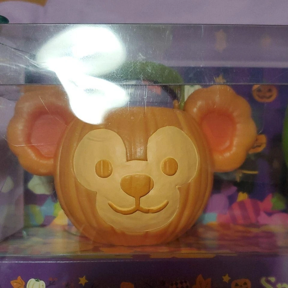 TOKYO Disney Resort Duffy & Friends Halloween calabaza adorno caramelo estuche conjunto de 3 Foto 2 de 4