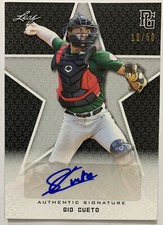 2020 LEAF PG NATIONAL SHOWCASE GIO CUETO BLACK AUTO 16/50