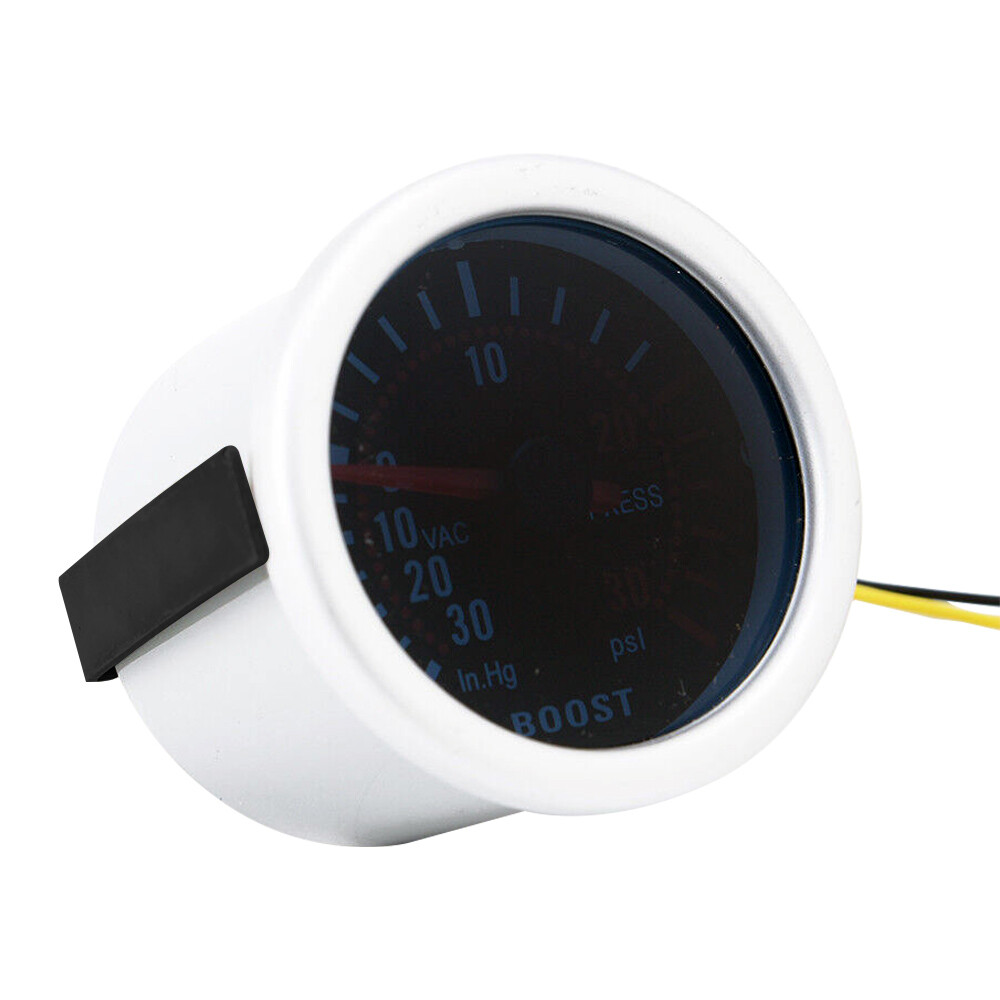 52mm /2" Car Turbo Boost Pressure Pointer Gauge Meter Smoked