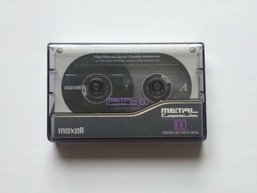 Maxell Metal Capsule 100 Cassette Tape