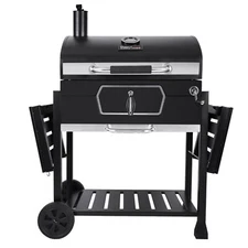 Royal Gourmet Deluxe Charcoal Grill Large Smoker Outdoor Backyard BBQ Party