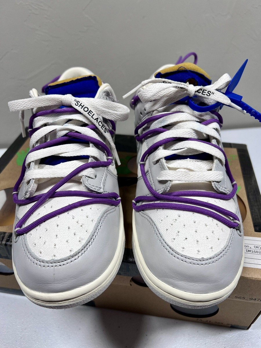 Nike x Off-White Dunk Low 'Lot 48 of 50' DM1602-107 With Box