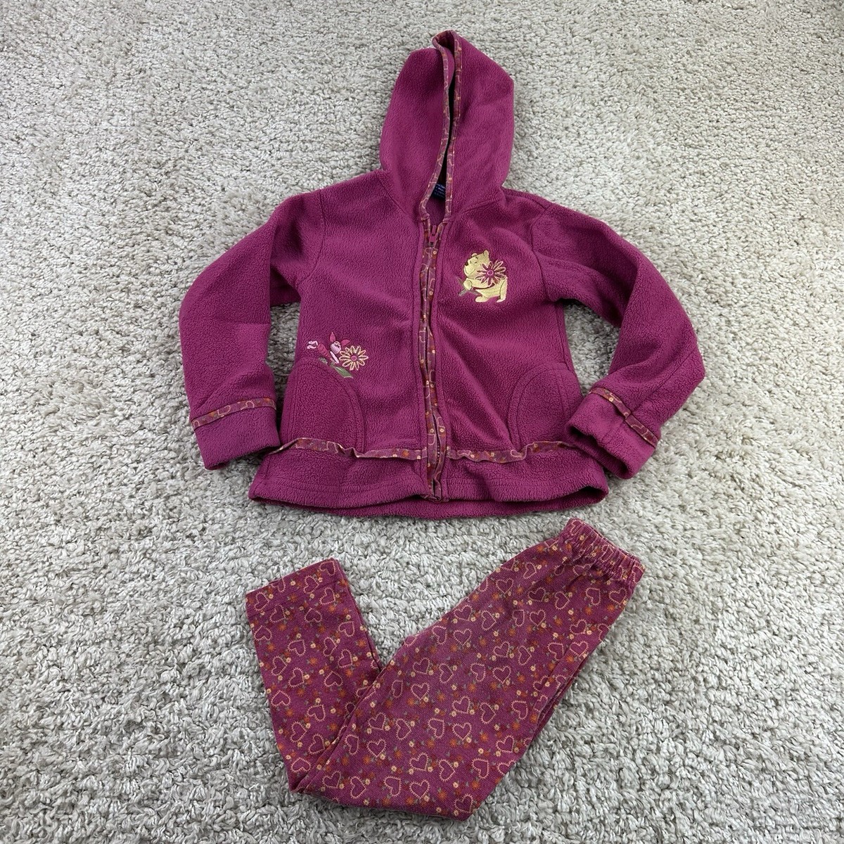 POOH  Disney Winnie the Pooh Juniors Zip Up Hoodie with Long