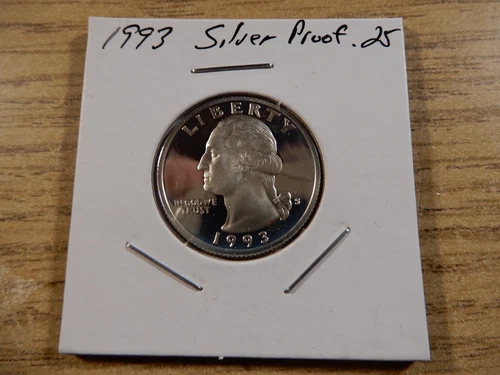 1993 Silver Proof Washington Quarter