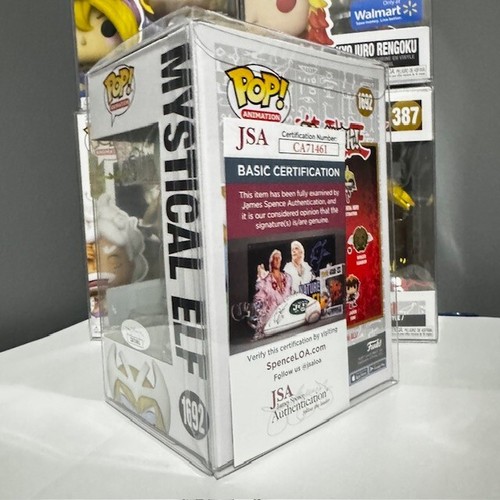 Funko Pop YuGiOh Mystical Elf 1692 Signed By Dan Green PSA Certified Yugi Exodia - Picture 4 of 7