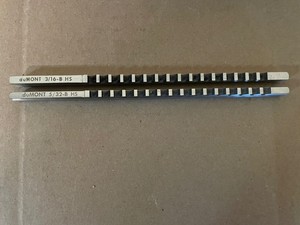 duMONT 5/32-B & 3/16-B KEYWAY BROACH