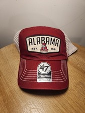 Alabama Crimson Tide 47 Brand Clean Up Adjustable Red Hat Cap