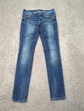 Lucky Brand Jeans Womens 2/26R Blue Denim Low Rise Charlie Skinny Stretch