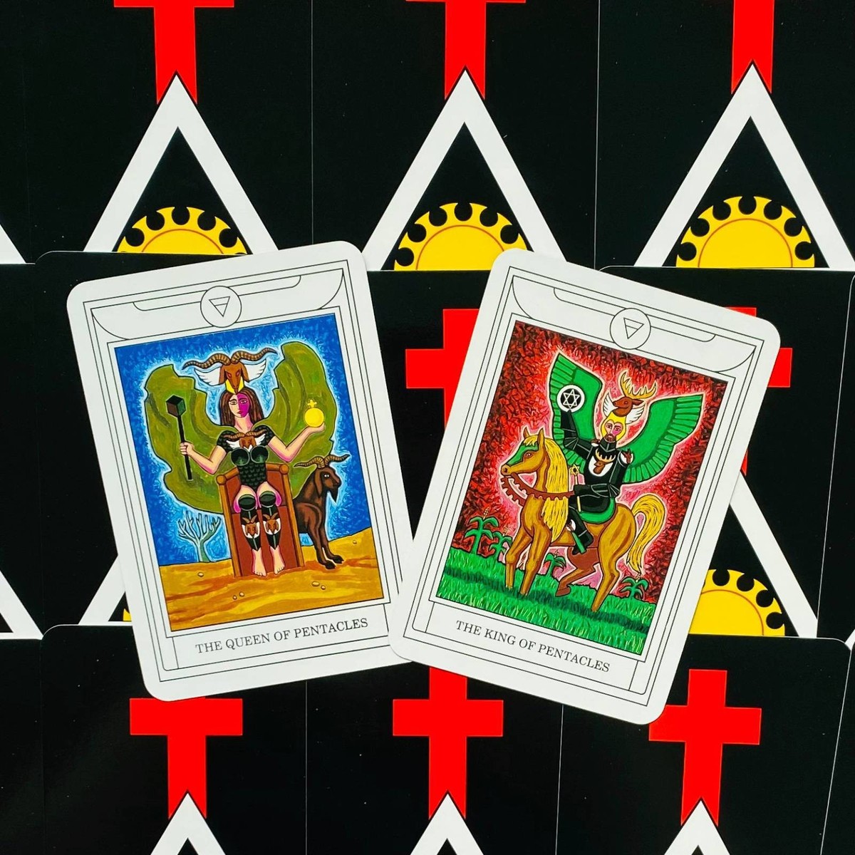 GOLDEN DAWN MAGICAL TAROT CARDS DECK BOOK SET CHIC CICERO ESOTERIC