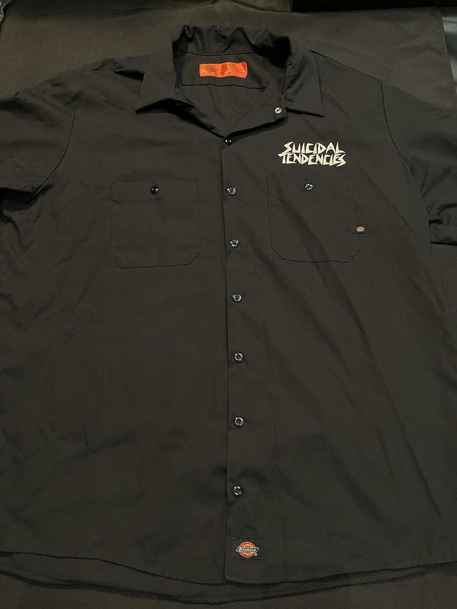 DICKIES SUICIDAL TENDENCIES 90s PUNK BAND SHIRT MENS SIZE 3XL XXXL 