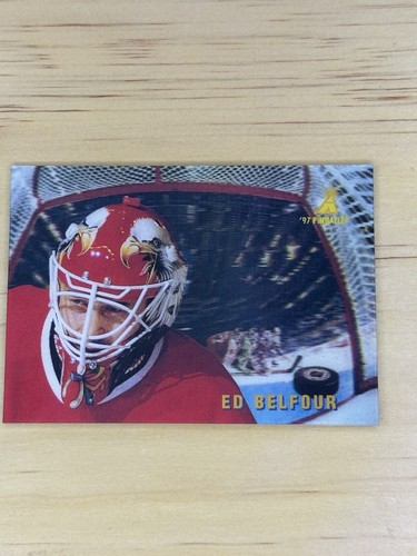 Ed Belfour #McD-37 1996 Pinnacle McDonald's 3D Ice Breakers card