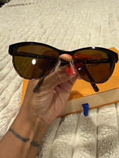 Via Spiga Women&rsquo;s Cat Eye Sunglasses Brown Frame/Brown Tinted UV400 55-16