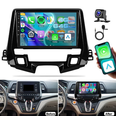 Car Radio Stereo Carplay For 2018-2022 Toyota Odyssey 4+64G 10in Carplay RDS