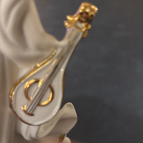 SASCO Crowned Angel Figurine With Lute 13” Tall - Picture 3 of 7