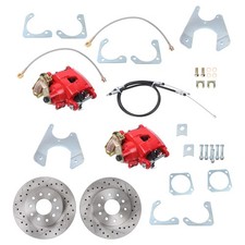 Lablt Rear End Disc Brake Kit Red Caliper For Chevy Chevelle El Camino Cutlass Lablt Rear End Disc Brake Kit Red Caliper For Chevy Chevelle El Camino Cutlass