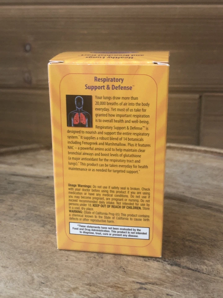 Nature s Secret Apoyo Respiratorio Defensa 60 Comprimidos - Exp 1/26+ Foto 4 de 4