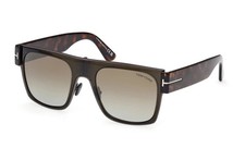 Tom Ford TF1073 51G Square Green-Havana/Brown 54 mm Women's Sunglasses Frame