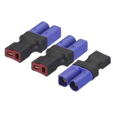 3pcs T-Plug Female to EC5 Male Connector Adapter for RC LiPo Battery Converter
