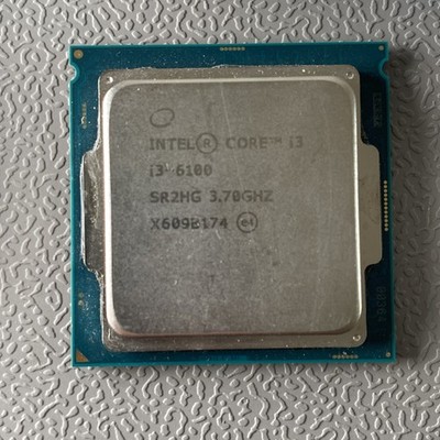Intel  Core  Prozessor CPU i3-6100 3,70 GHz 2 Kerne 4 Threads Sockel LGA 1151
