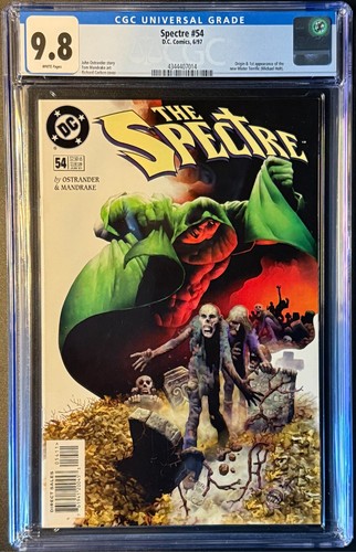 The Spectre #54 (DC. 1997) CGC 9.8 WP Origin & 1st of the Modern Mister Terrific