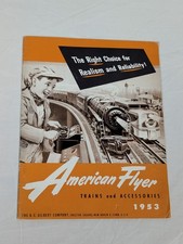 Vtg AMERICAN FLYER AC Gilbert Toys 1953 D1704 Dealer Catalog Trains Accessories
