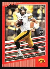 Nate Stanley 2020 Panini Chronicles Draft Picks #19 FOOTBALL Card