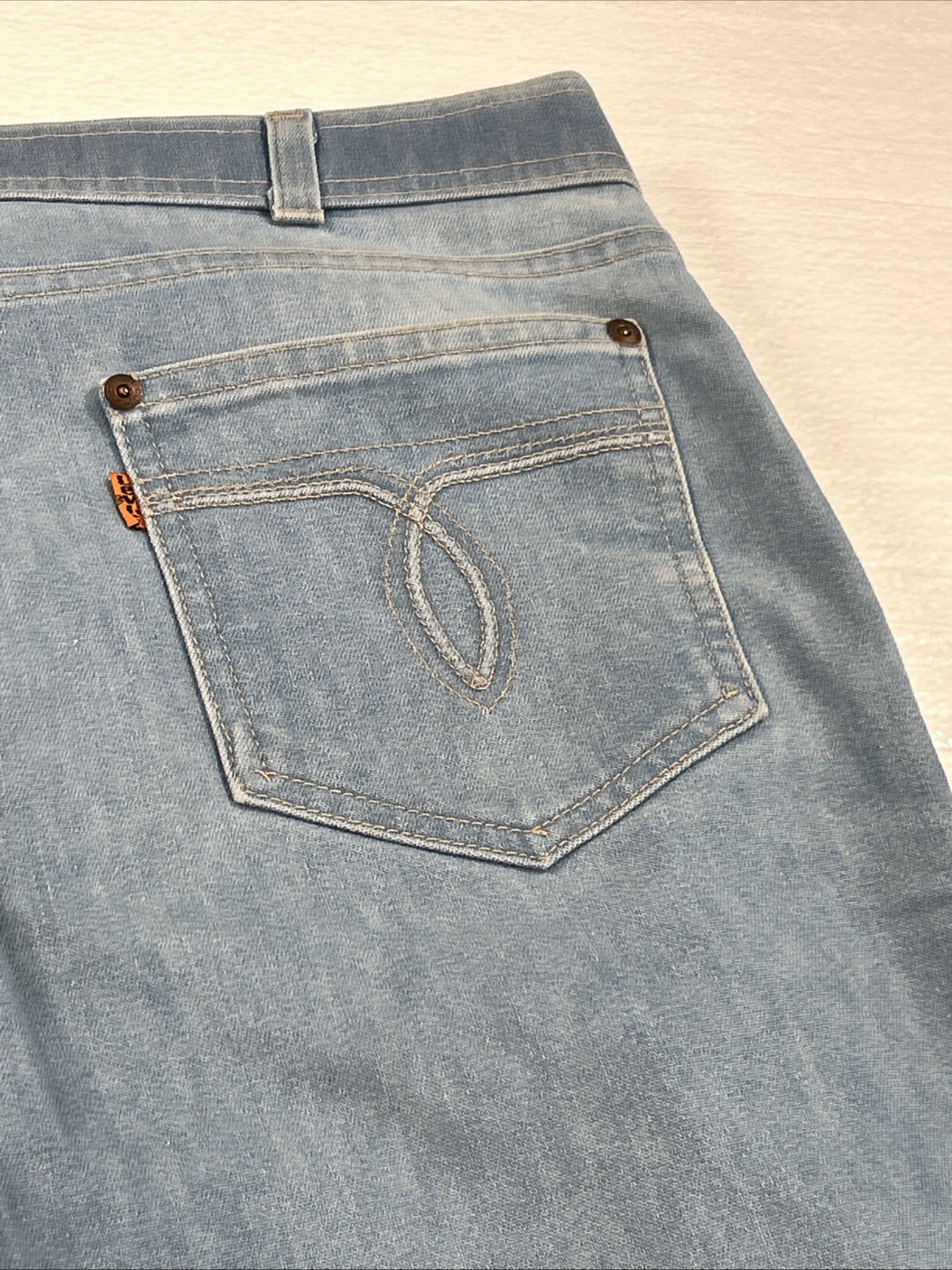 Levi's With A Skosh More Jeans Men 36 x 32 Denim Relaxed Fit Orange Tab Vintage thumbnail 9