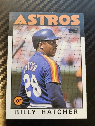 1986 Topps Traded Baseball Billy Hatcher #45T