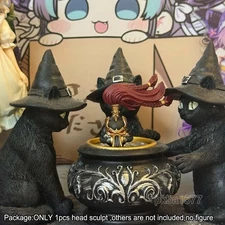 Premium Black Man Head Sculpt Model For Joytoy Chaos Space Marines  Figure