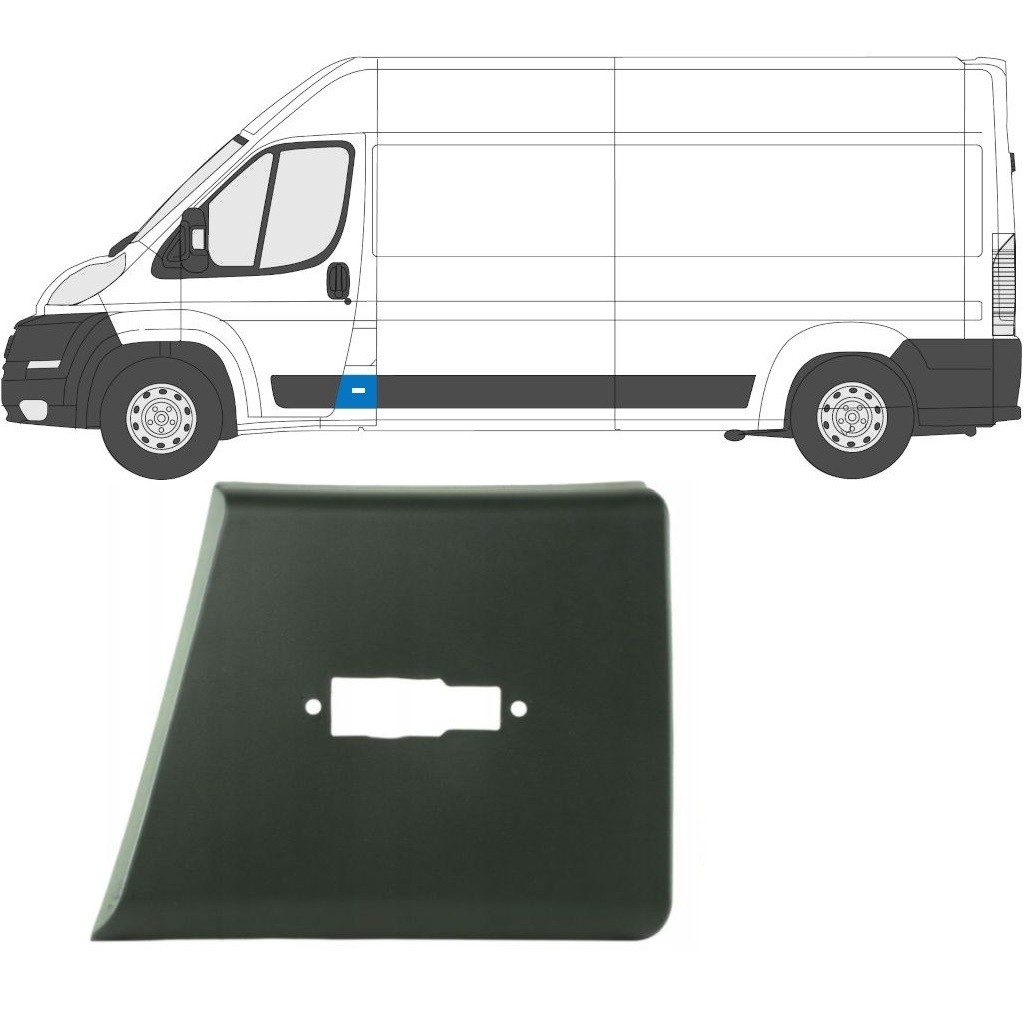 Side trim for Peugeot Boxer 2006-2018 / Left