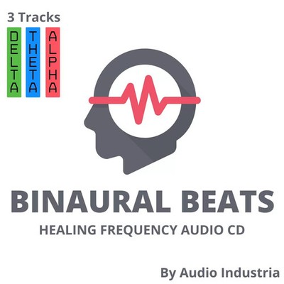 Binaural Beats CD Healing Relief Audio   3 Tracks (Delta, Theta, Alpha) | 60 Min