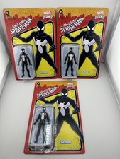 3 LOT Kenner Marvel Legends Retro Collection SPIDER-MAN Symbiote 3.75” UNPUNCHED