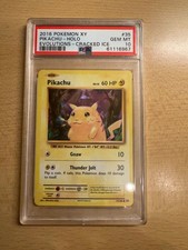 Pokemon Evolutions XY Pikachu Holo Cracked Ice - #35/108 PSA 10 Gem Mint