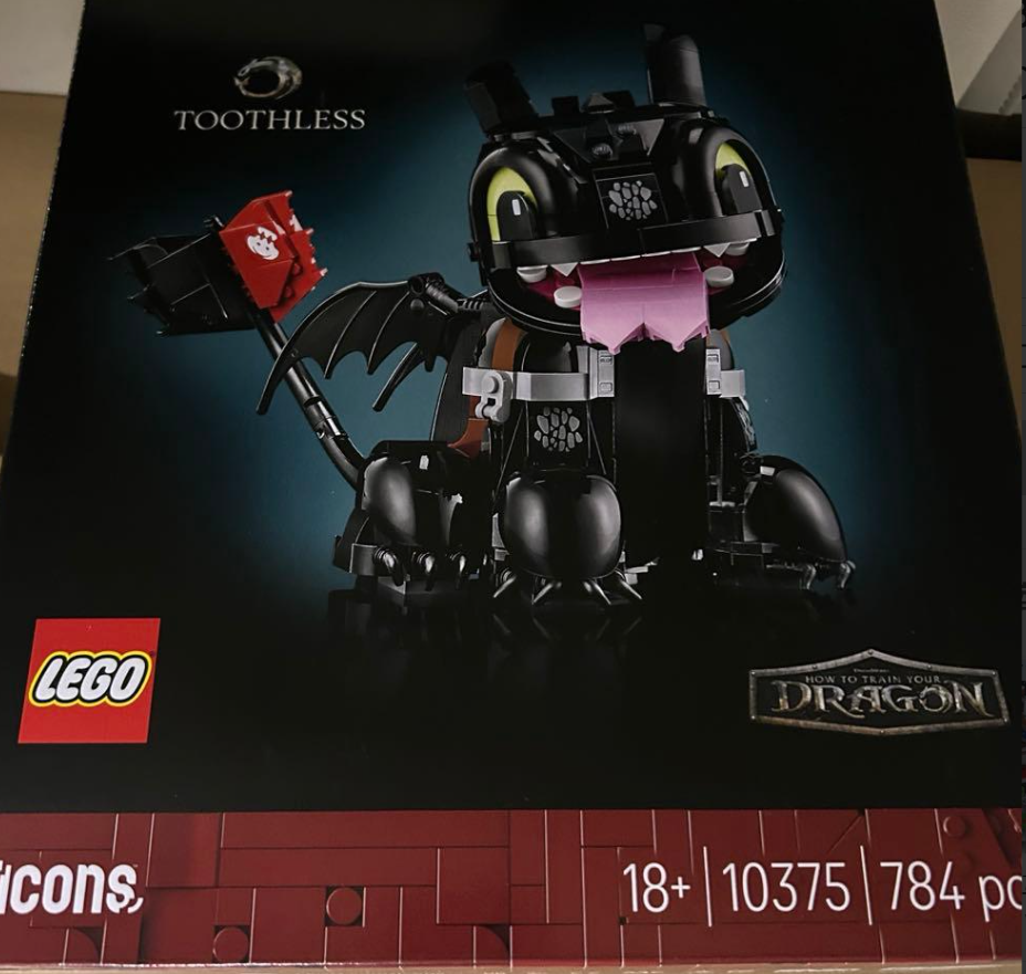 LEGO 10375 ICONS How to Train Your Dragon: Toothless 784 pcs Ages