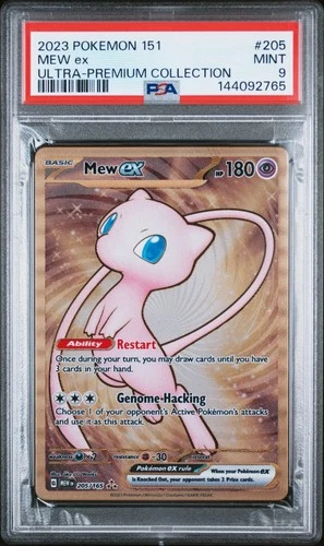 2023 POKEMON 151 ULTRA-PREMIUM COLLECTION #205 MEW EX PSA 9
