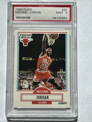1990-91 Fleer - Michael Jordan #26 PSA 9