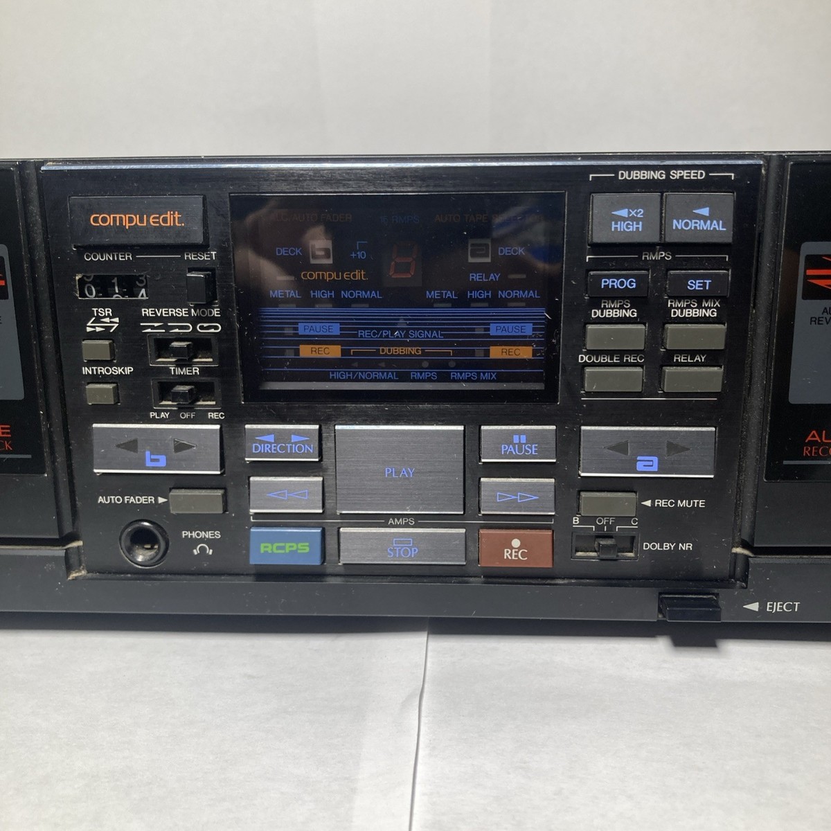 Sansui D-95WR Compu-Synchro Double Reverse Cassette Deck digital