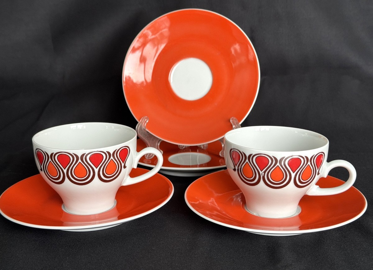 WINTERLING Bavaria W. Germany 17 pc. Coffee Tea Set, MCM 1970s