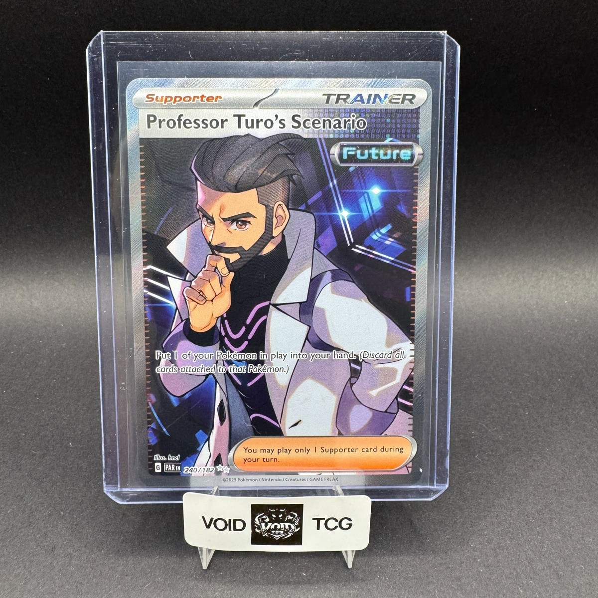 Professor Turo Scenario Pokemon Paradox Rift 240/182 Ultra Rare