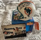 Jason Taylor Signed Miami Dolphins Riddell Micro Mini Helmet 99 HOF DE. Vintage