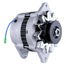 NEW ALTERNATOR 12 VOLT 80 AMP FITS KOMATSU COMPACT WHEEL LOADER WA75-3