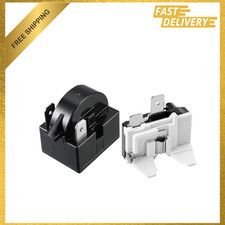 Refrigerator Start Relay 4.7 Ohm PTC 2Pin Overload Protector 1/2HP for Wine