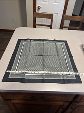 Vintage Glentex Stripes Design Scarf Made in Italy 23  Square PERFECT