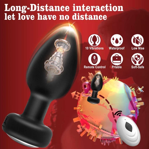 Anal Vibrator Plug Vibration Prostata Fernbedienung Sex Toys Spielzeug Dildo DE - Bild 22 von 24