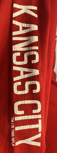 1995 Galt Sand Kansas City Chiefs doppelseitiges Langarm-T-Shirt Gr. Small - Bild 5 von 13