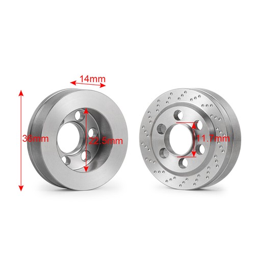 6Stück Wheel Weights Edelstahl Rad Gewichte Für 1.9" 2.2 Beadlock Felgen 1/10 RC - Bild 2 von 9